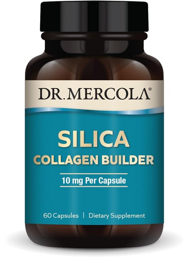 Dr. Mercola Silica Collagen Builder Dietary Supplement, 60 Servings (60 Capsules), Non GMO, Gluten Free, Soy Free - Image 1